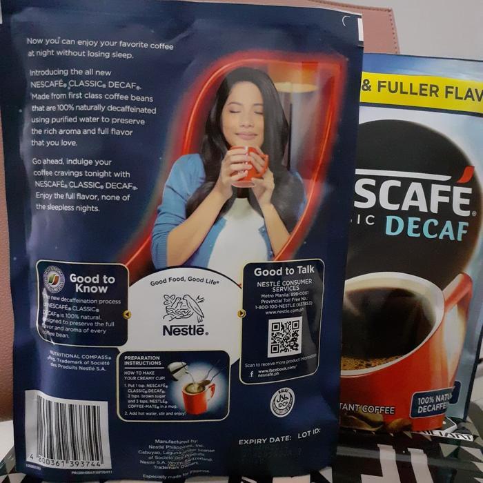 NEW Classic Nescafe Kopi Decaf 80g instant classic black coffee