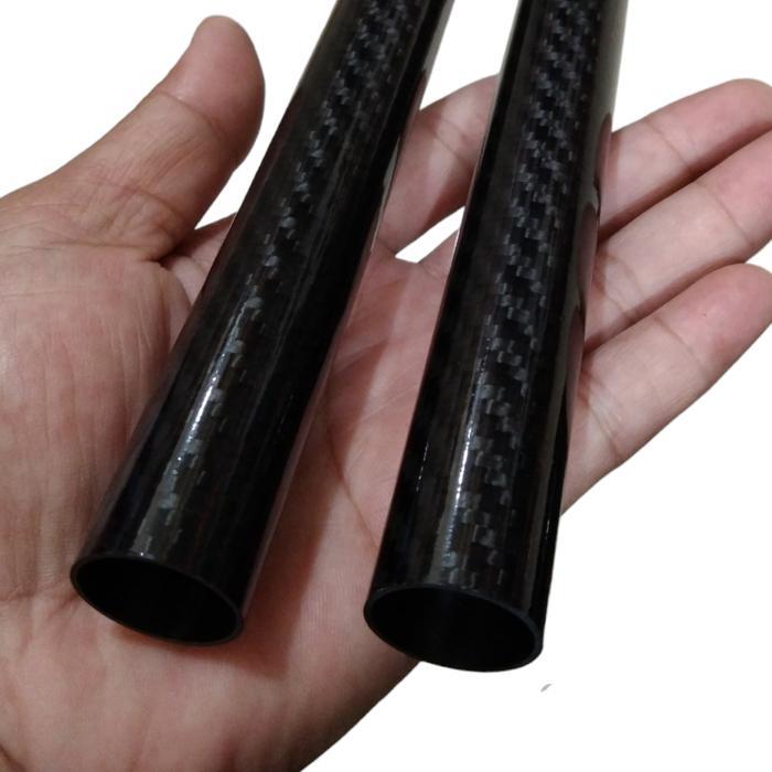 Terbaru Pipa Carbon 10Mm X 8Mm Spar Carbon Fiber 3K Kuat Dan Ringan Glosy
