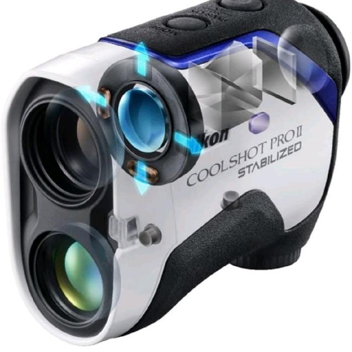 Terbaru Nikon Coolshot Pro Ii Stabilized Golf Rangefinder Oled 1200 Yard Dengan Teknologi Dual