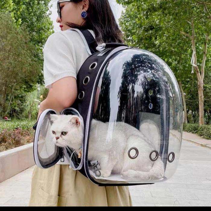 Promo Tas Kucing Astronot Transparan Tas Gendong Kucing Terlaris