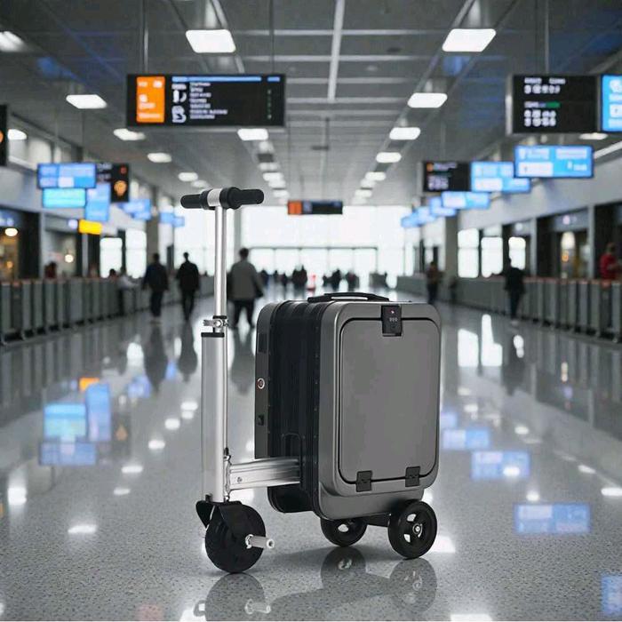 Koper Skuter Listrik Dewasa Elektrik 20L Kabin Ride-on Suitcase Luggage 20 Inch Travel Traveller
