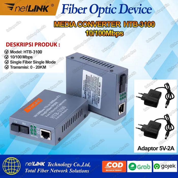 Konverter Media Fiber Optic 2 FO 4 FO 6 FO 8 FO 2 Port LAN 10/100