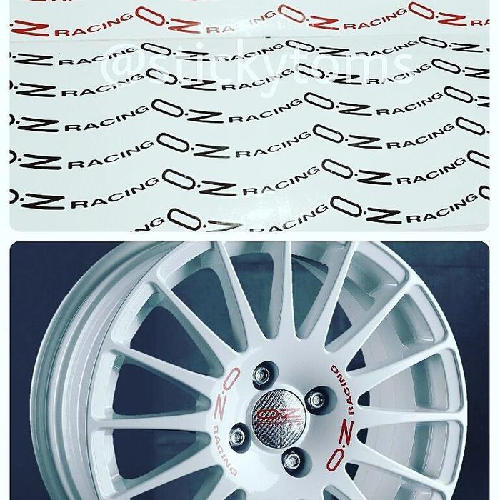 Stiker Untuk Velg Oz Racing Superturismo Terbaru