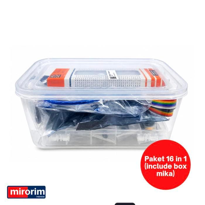 Kit Arduino Uno Mega R3 Starter Kit Lengkap + Lcd + Sensor + Servo Paket Belajar Arduino Pemula