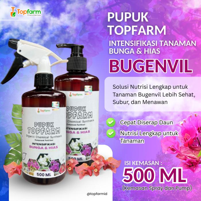 PUPUK BUGENVIL TOPFARM / PUPUK BUGENVIL AGAR CEPAT BERBUNGA / PUPUK KHUSUS BUNGA BOUGENVILLE / PUPUK