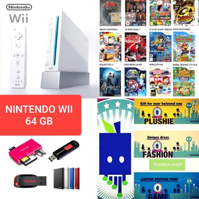 Flashdisk 64 Gb Full Game Nintendo Wii Plus Bonus Terbaru