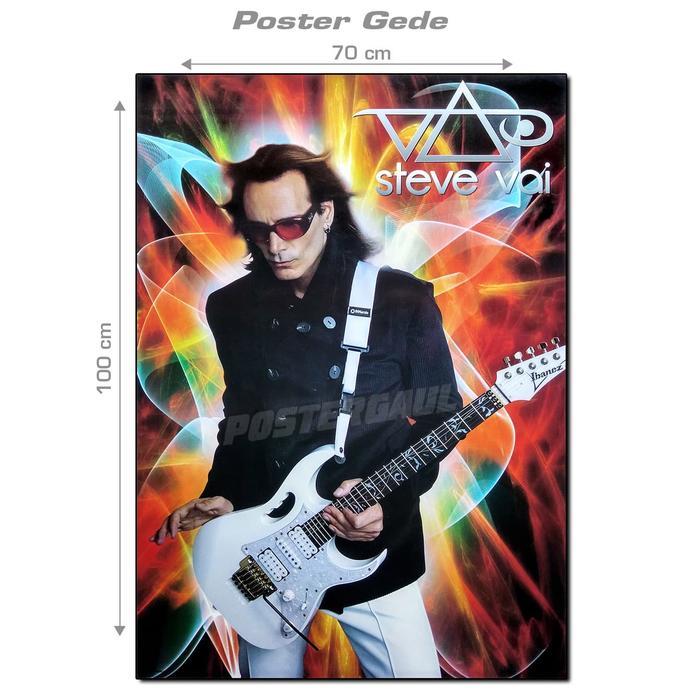 DR Poster Gede STEVE VAI #R98 - ukuran 70 x 100 cm