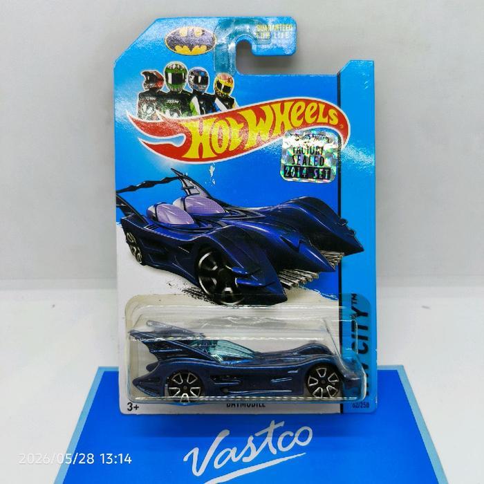 Hot Wheels Hw City 2014 Batman 75Th Anniversary Affinity Batmobile Hotwheels Dc Comics Hw City