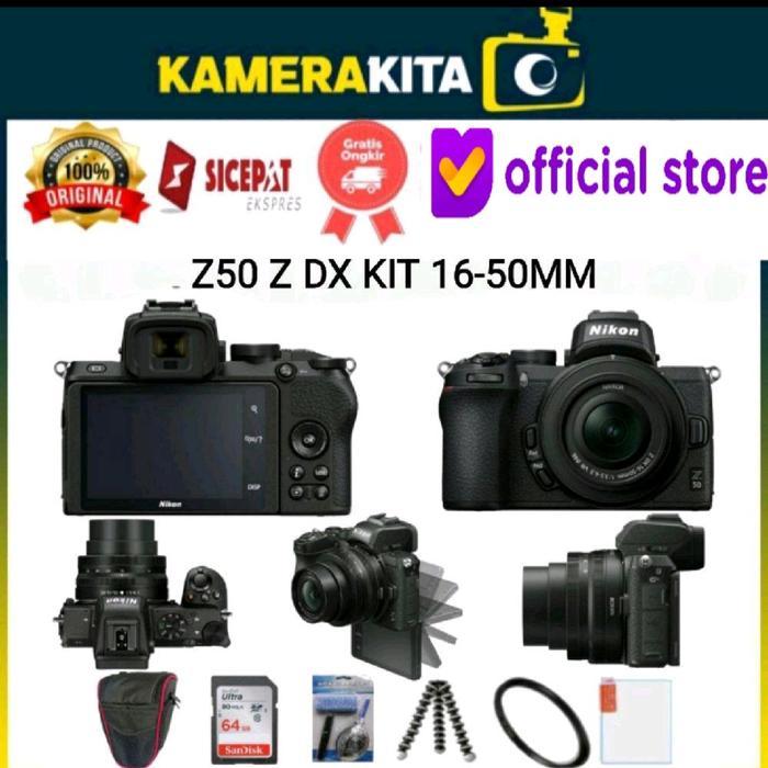 NIKON Z50 KIT 16-50MM KAMERA MIRRORLESS / NIKON Z50 Z DX KIT 16-50MM