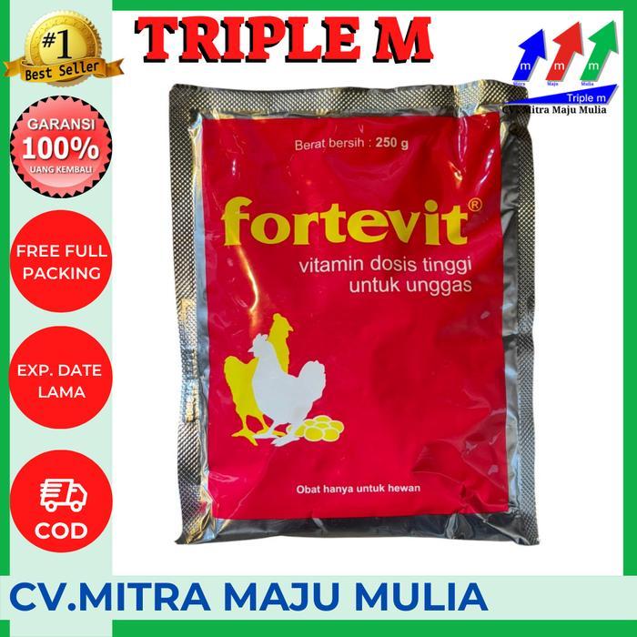 FORTEVIT 250 gram Vitamin Untuk Unggas