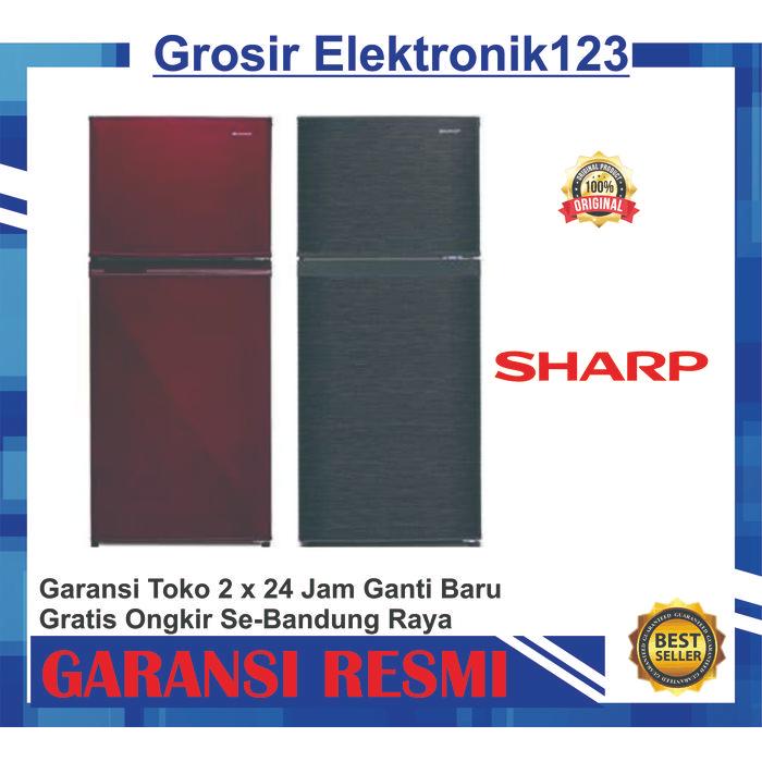Sharp Kulkas 2 Pintu SJ-195MD-SG/SR / SJ 195 MD / 195MD