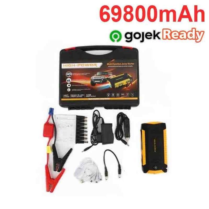 Jumper Aki Mobil Portable 20000Mah - 13600Mah Power Bank Senter Hp
