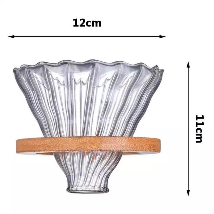 

V60 COFFEE DRIPPER SARINGAN KOPI DRIPPER 2-4CUPS