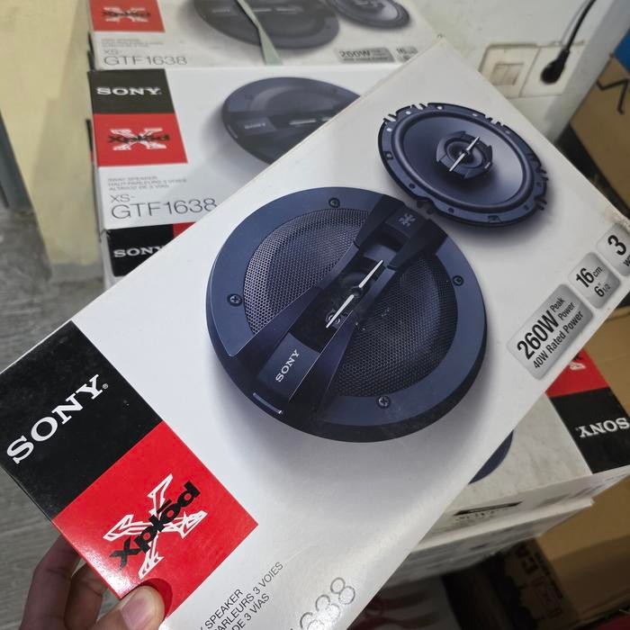Speaker Coaxial Sony Xplod Gtf1638, Sepasang Grab/Gosend