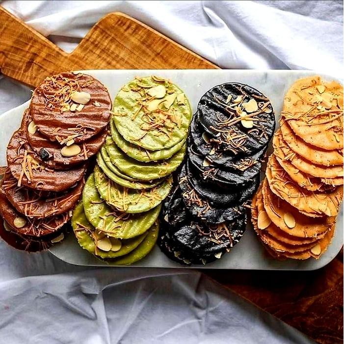 

Mamiseler45 - Cemilan Wisata Almond Crispy 100G - Snack Sehat Green Food Jajanan