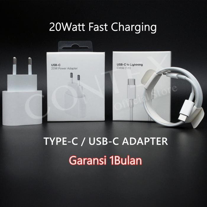 franzbosse - Kabel Charger iPhone 20W Fast Charging Original Adapter + Kabel