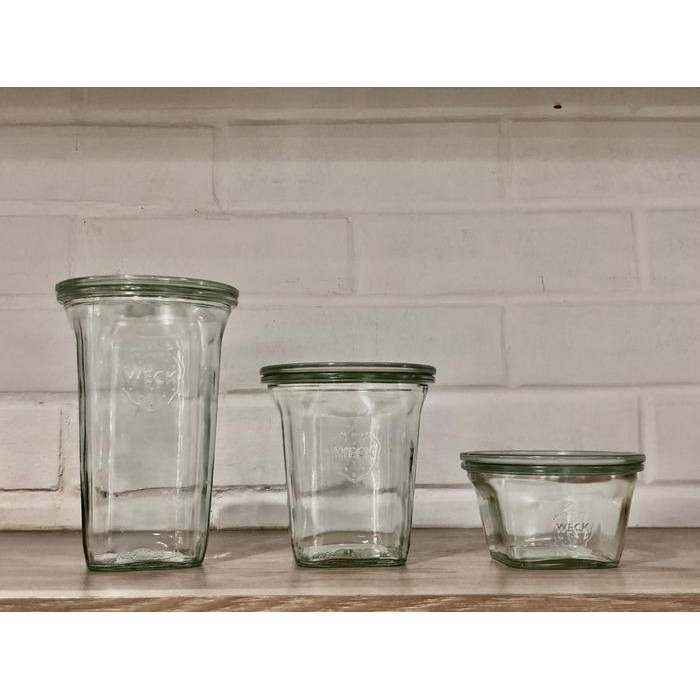 WECK QUADRO JAR / CANNING JAR / CONTAINER BUMBU KACA