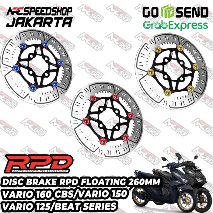 Disc Brake Rpd Matrix Front Floating Disc Rotor 260Mm For Vario 160 Cbs Vario 150 Vario 125 Beat Fi