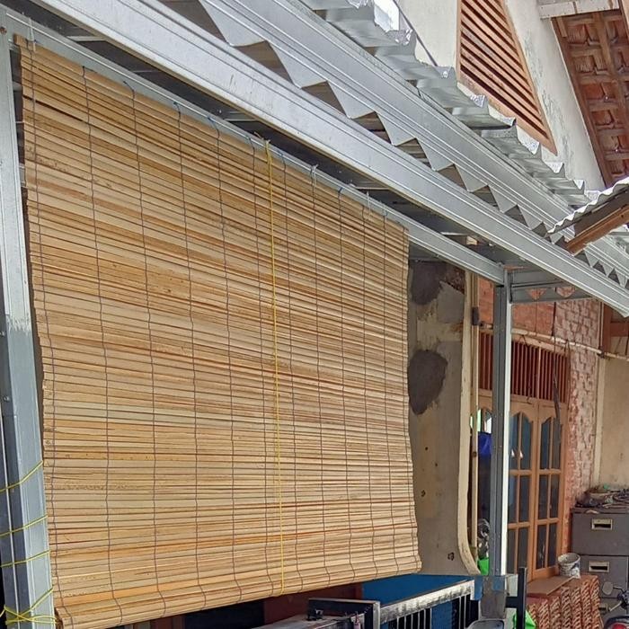tirai/kerey bambu sawit out door ukuran 2x2