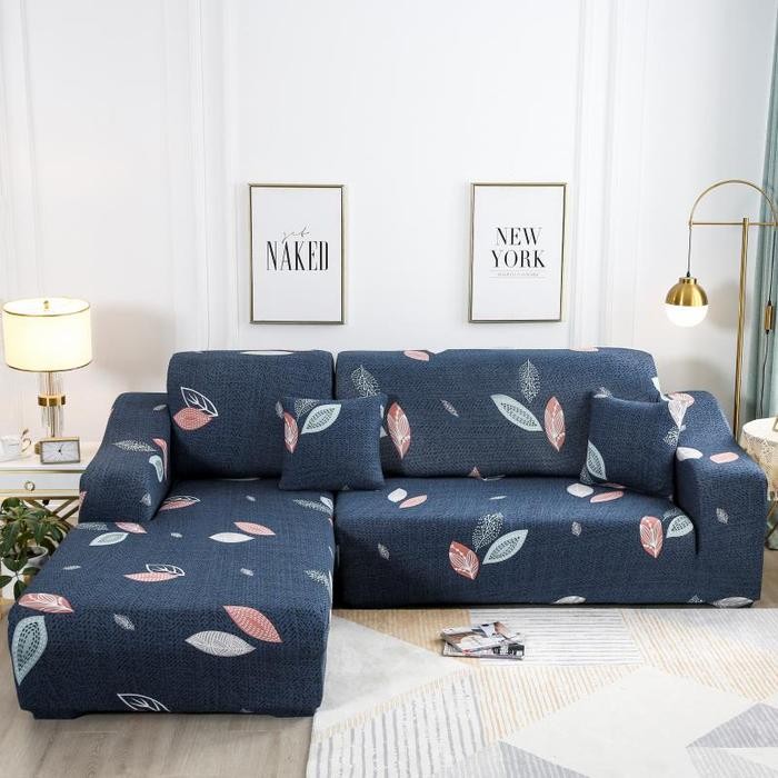 Cover sofa motif LETTER L/Sarung PENUTUP SOFA letter L