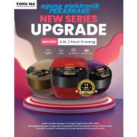 Yong Ma Digital Rice Cooker / Magic Com Smc 8027 New