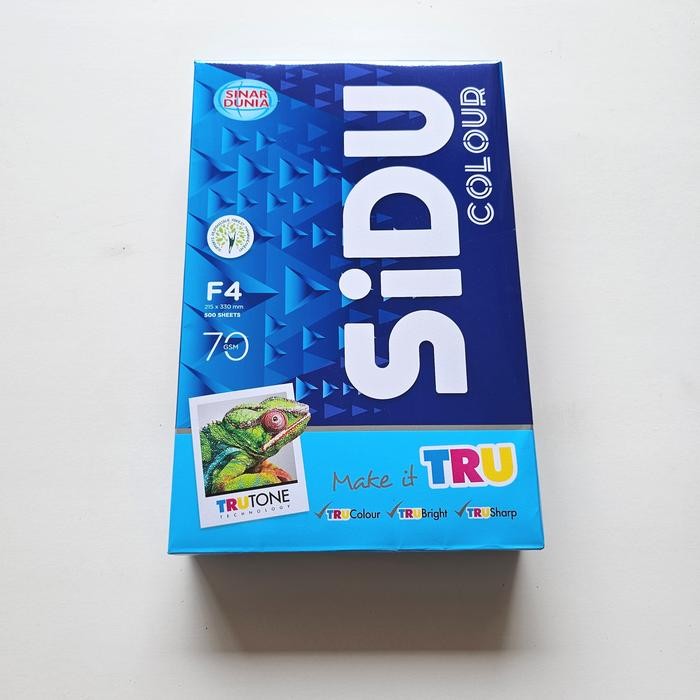 

Sidu Warna 70Gr F4 Kertas Hvs Color Hijau Pink Kuning Biru Sidu