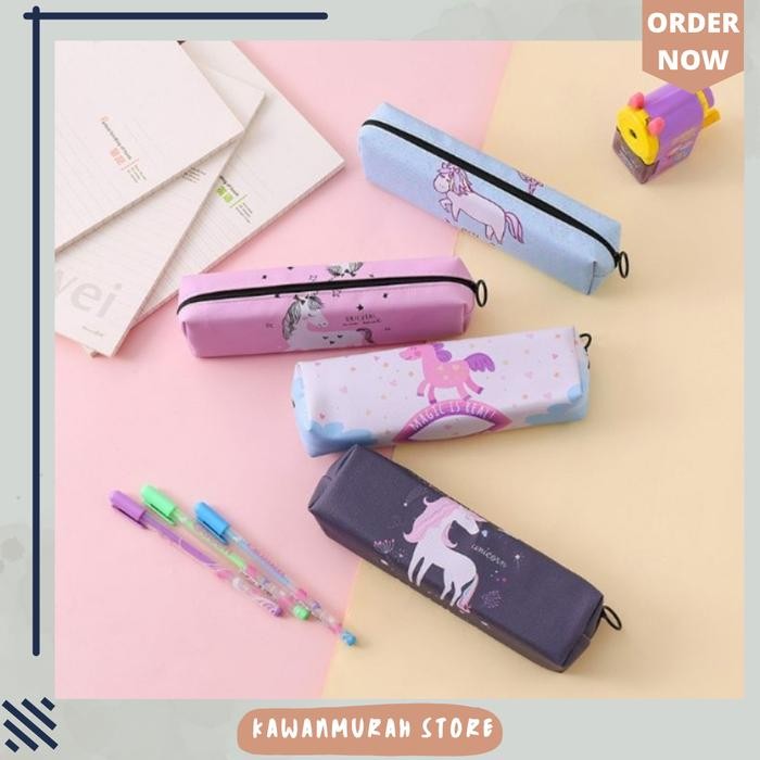 

Kotak Pensil Anak Motif Unicorn / Kotak Alat Tulis Anak Lucu