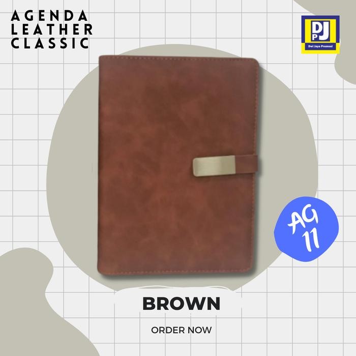 

Buku Agenda Note Book A5 Buku Catatan Kerja Kulit Eklusive Ag 11