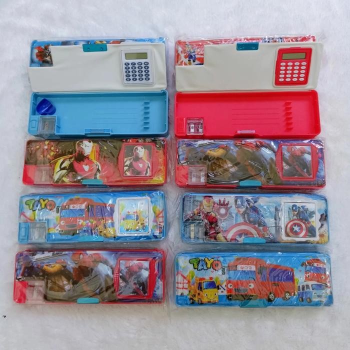 

kotak pensil/tempat pensil kalkulator/tempat pensil buat anak laki