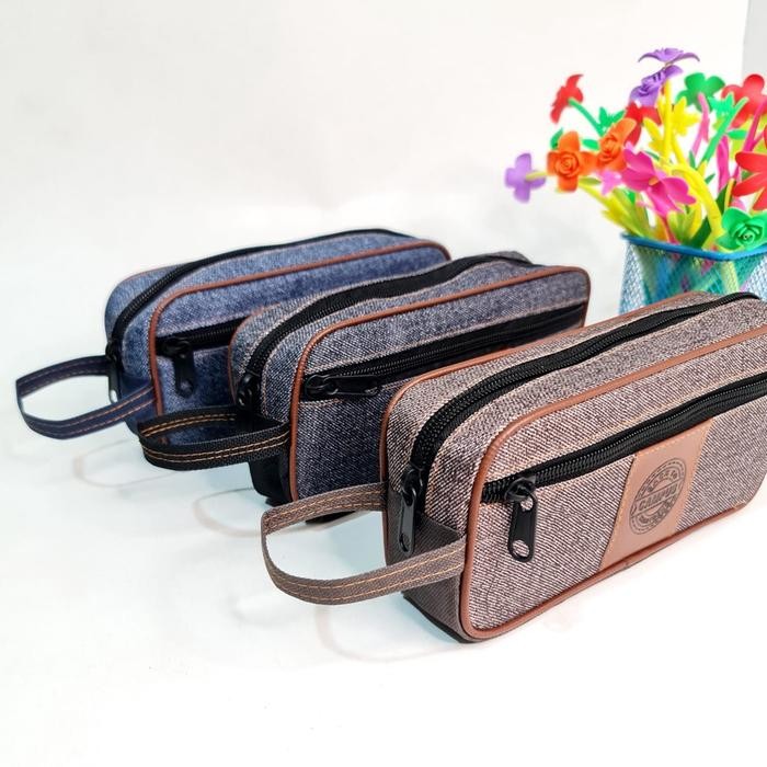 

UF Kotak Pensil Sleting Shintoeng Segi 2 Sleting/Pencil Pouch/Tempat Pensil/Tepak/Dompet Pensil