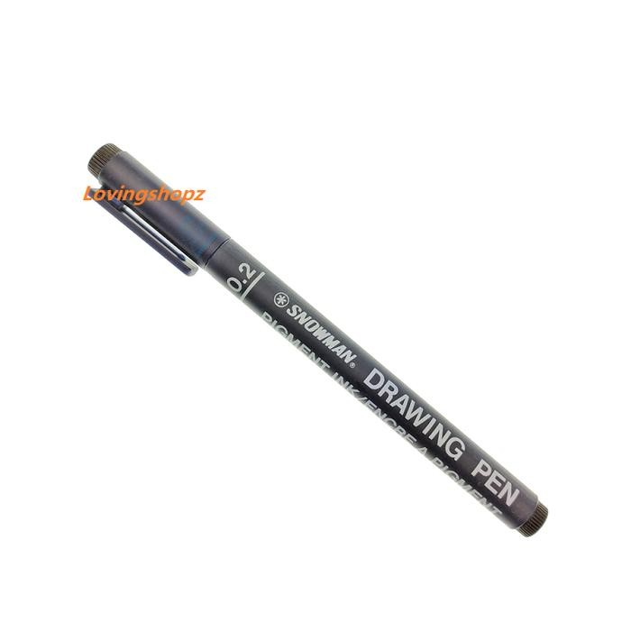 Promo Pulpen Snowman Drawing Pen 0.2,Snowman 700 Drawing Pen 0.2
