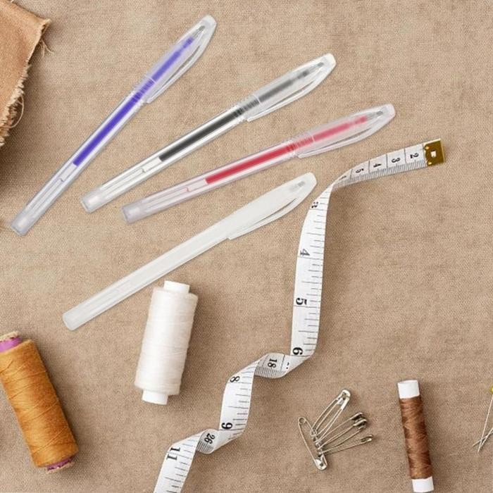 

Khusus Gosend! 40Pcs Pen Heat Erasable Bolpen Jahit Pen Penanda Kain Erasable Pen Bolpoin Kain