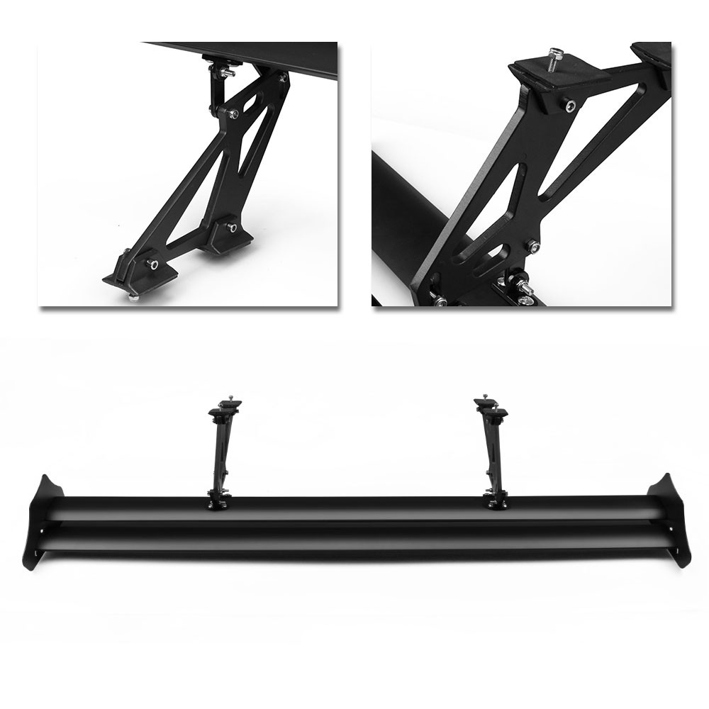 53.15'' Rear Car Sedan Double-Deck Gt Wing Racing Spoiler Lightweight Aluminum Car Spoiler Wing Car