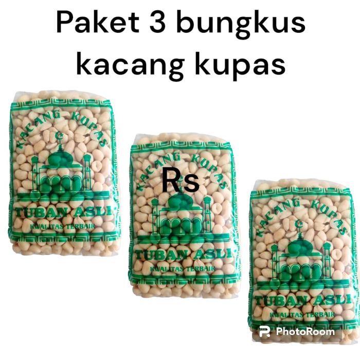 

Pilihan- 3 Bungkus Kacang 350G /250G Bungkus Kacang Kupas Alami Makanan