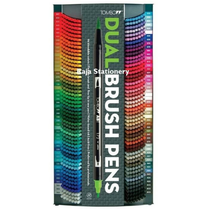 

Pilihan- Tombow Abt Pro Dual Brush Pen Set Full Colours / Spidol Warna Tombow