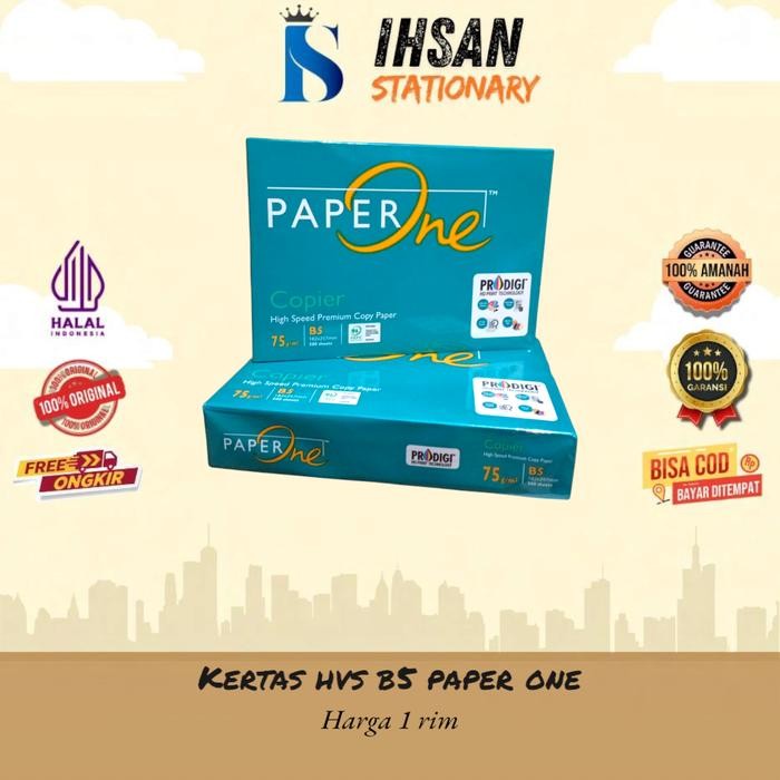

Pilihan- Kertas Hvs B5 75Gsm Paper One