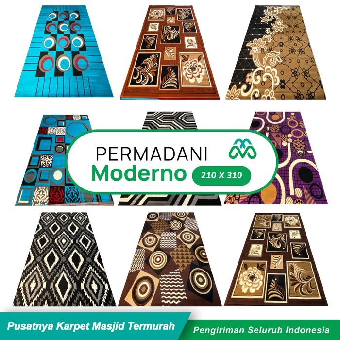 Karpet Permadani 210 X 310 Cm Moderno Motif Modern