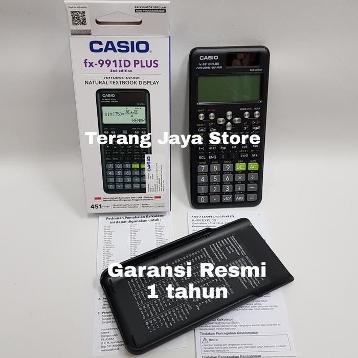 

Kalkulator Scientific Casio FX-991 ID PLUS Casio FX-991ID PLUS