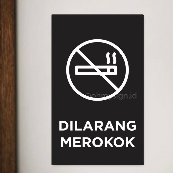 

SIGN DILARANG MEROKOK TIMBUL NO SMOKING ACRYLIC SIGN BOARD