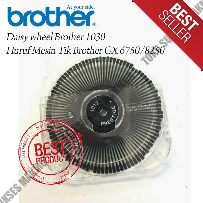 

DAISY WHEEL BROTHER 1030 HURUF MESIN TIK BROTHER GX 6750 8250