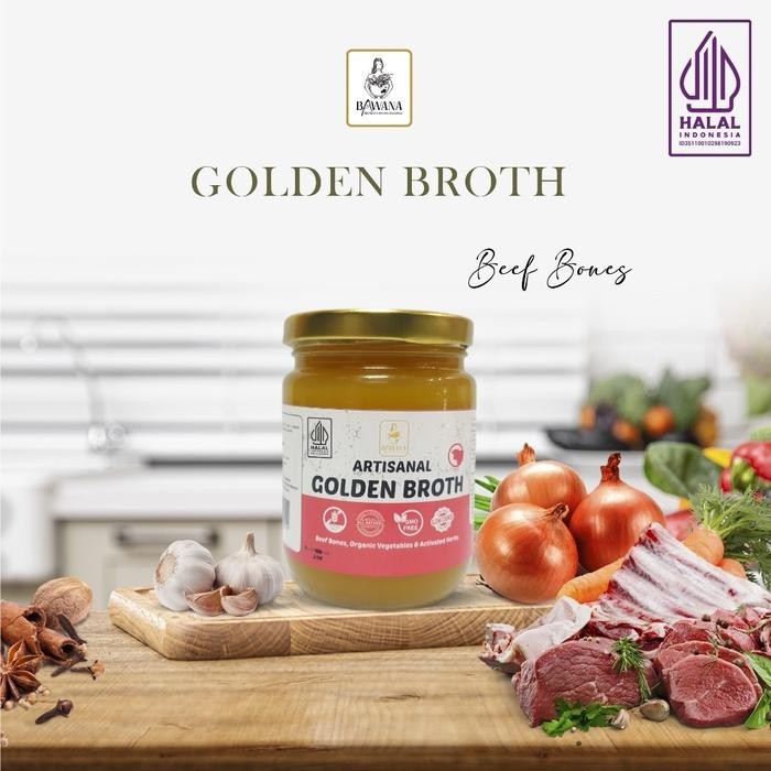 

Bawana Golden Broth Kental - Bone Broth Sapi MPASI Halal - BB Booster Kaldu Soup