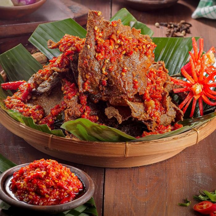 

Pilihan- Mama Fuji - Dendeng Kering Balado Padang 160G