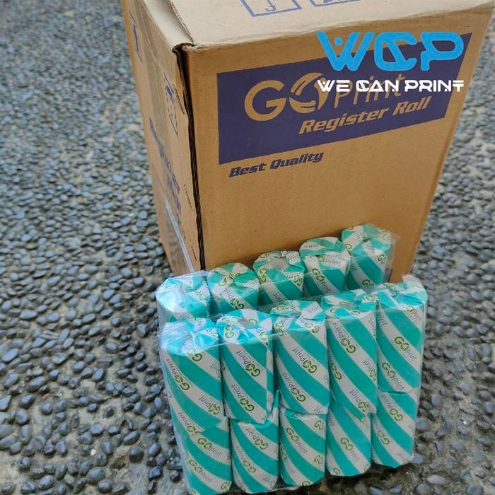 

( 100 Roll ) Kertas Kasir 58X40 Mm Edc Thermal Paper Roll Go Print