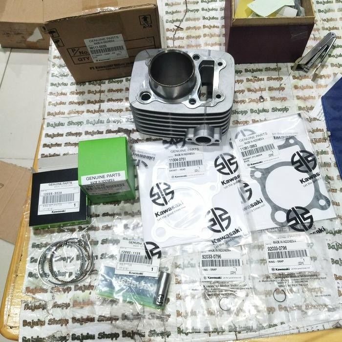 Laris Paket Blok Piston Set Standar Klx 150 Bf Original Terlariss 