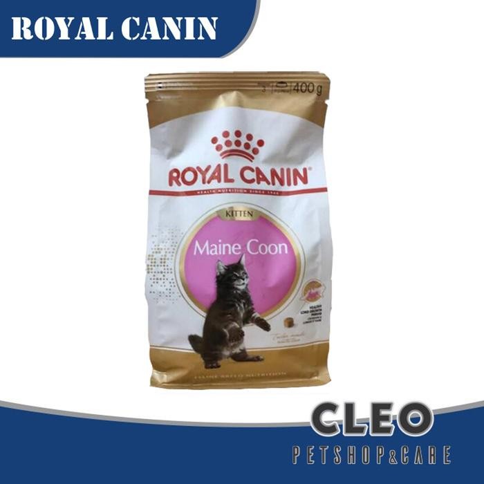 Terbaik Makanan Kucing Royal Canin Cat Kitten Maine Coon 400Gr Dry Food 100% Ori