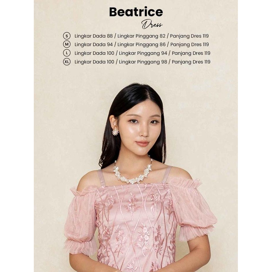 Pilihan- Miss Nomi - Beatrice Dress / Dress Pesta / Dress Tile / Party Dress Christmas / Dress