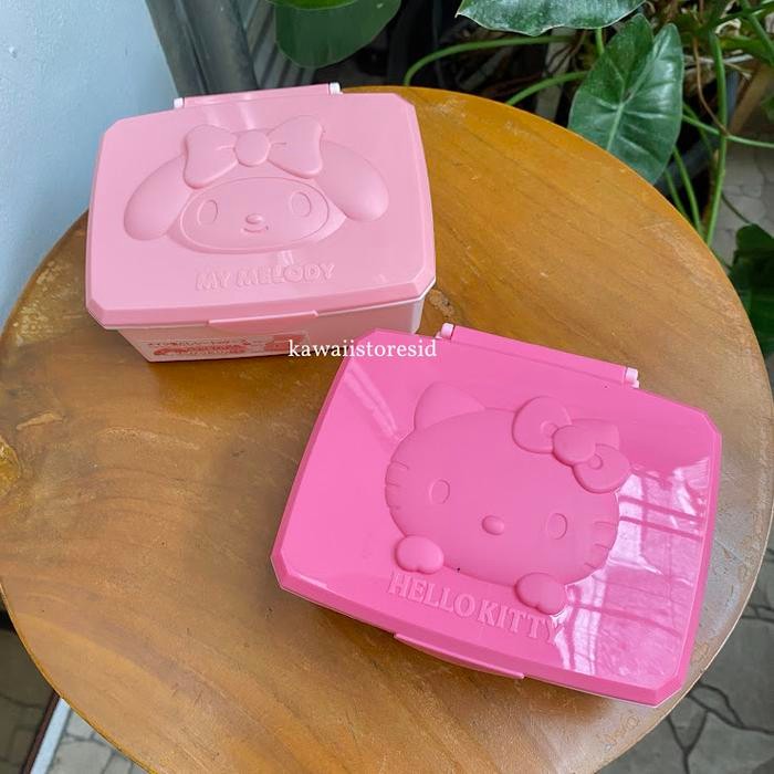 

Tempat Cotton Bud Box Serbaguna Organizer Rumah Karakter Kartun My Melody Unik Lucu Hadiah Gift