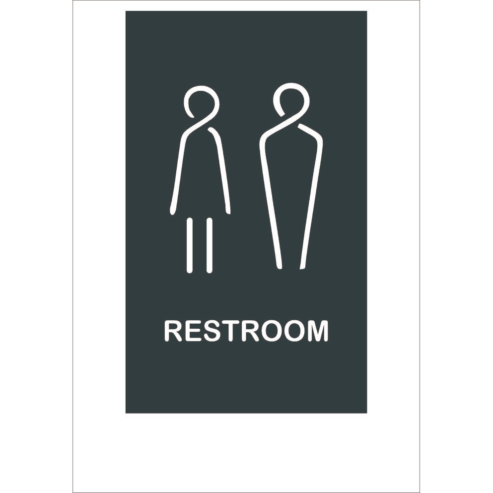 

NEW PRODUK SIGN ACRYLIC MODERN REST ROOM SIGN BOARD ACRYLIC 15X25 MAWAR-89