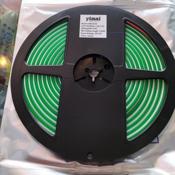 Lampu Led Neon Flex Yimai Dc 12 V Hijau