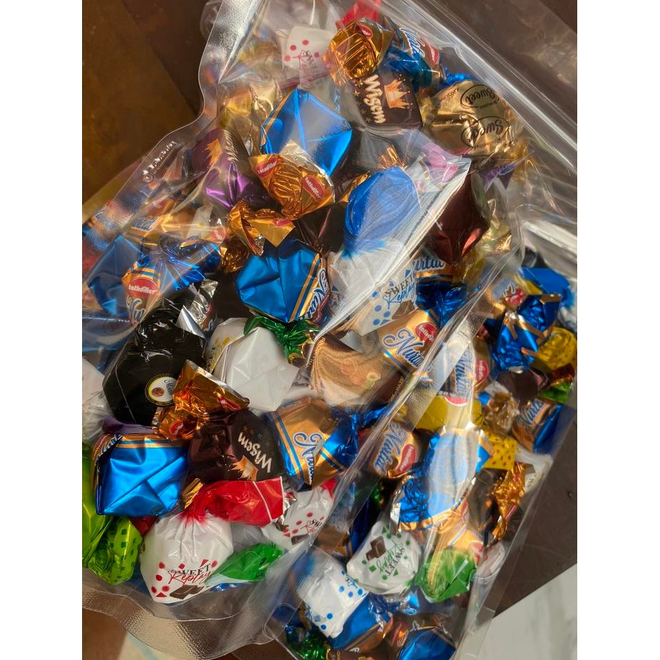 

Pilihan- Coklat Turki 1Kg Mix / Coklat Turki Kuncir